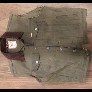 Iron and Resin jacket made into a vest!!